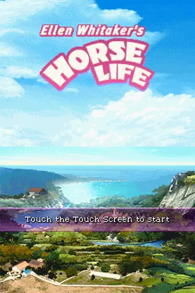 Ellen Whitaker's Horse Life (Europe) (En,Fr,De,Es,It,Nl) screen shot title